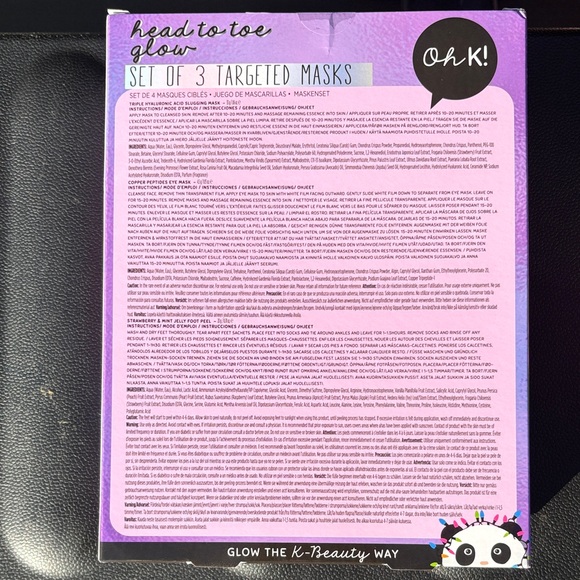NIB Oh K! Purple Targeted Mask Trio - Picture 2 of 8